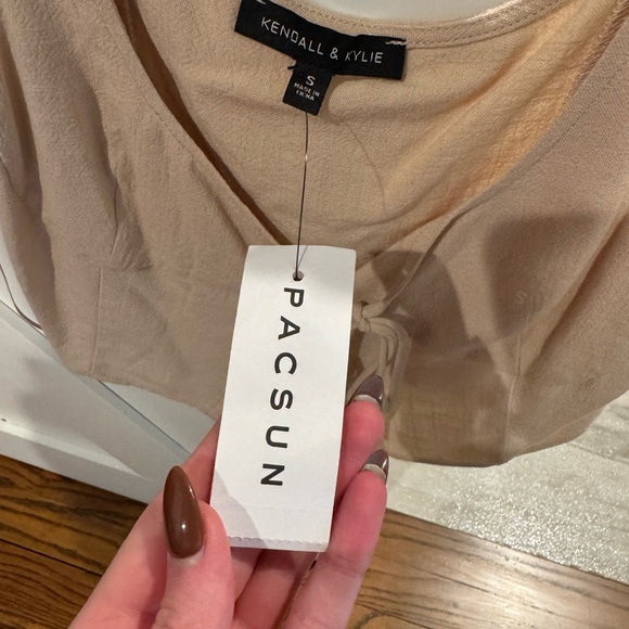 Pacsun Corset Top Size Small Tan - Picture 4 of 4